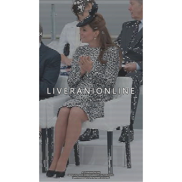 Her Royal Highness The Duchess of Cambridge, as the ship\'s Godmother, names the ship, Royal Princess. The ceremony, which will involve a blessing, the celebratory tradition of smashing a bottle over the hull of the ship and a performance by the Royal Marines Band and the pipers of the Irish Guards. The Duchess of Cambridge will also embark the ship for a brief tour. The ship\'s inaugural celebrations will conclude with her maiden voyage on 16th June. Following this, the ship will sail Mediterranean cruises throughout the summer and Eastern Caribbean cruises in autumn. Southampton, UK, 13-6-2-13 AG ALDO LIVERANI SAS ONLY ITALY