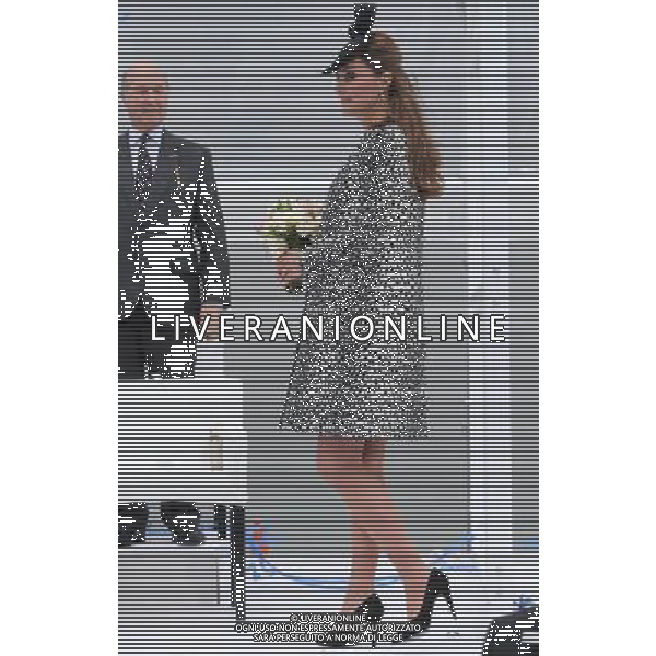 SOUTHAMPTON, ENGLAND - JUNE 13: Catherine, Duchess of Cambridge attends the Princess Cruises ship naming ceremony at Ocean Terminal on June 13, 2013 in Southampton, England. AG ALDO LIVERANI SAS ONLY ITALY