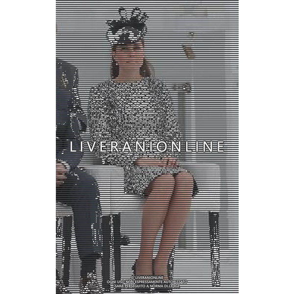 SOUTHAMPTON, ENGLAND - JUNE 13: Catherine, Duchess of Cambridge attends the Princess Cruises ship naming ceremony at Ocean Terminal on June 13, 2013 in Southampton, England. AG ALDO LIVERANI SAS ONLY ITALY