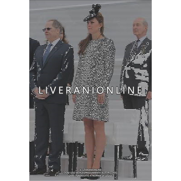 SOUTHAMPTON, ENGLAND - JUNE 13: Catherine, Duchess of Cambridge attends the Princess Cruises ship naming ceremony at Ocean Terminal on June 13, 2013 in Southampton, England. AG ALDO LIVERANI SAS ONLY ITALY