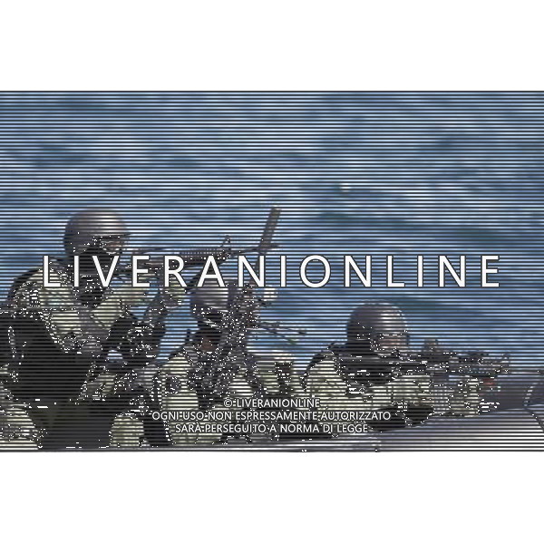 (130615) -- BAHIA, June 15, 2013 () -- Members of the Brazilian Navy patrol as part of the security plan for the FIFA Confederations Cup Brazil 2013, in Bahia de Todos los Santos, in Salvador, Bahia State, Brazil, on June 14, 2013. The FIFA Confederations Cup Brazil 2013 will be held from June 15 to June 30. (/Agencia Estado) (itm) (sp) ***BRAZIL OUT*** ©photoshot/AGENZIA ALDO LIVERANI SAS - ITALY ONLY - Manifestazioni e preparativi per l\'apertura della Confederations Cup di calcio Brasile 2013 in Brasile 14 giugno 2013. La FIFA Confederations Cup si terra\' dal 15 al 30 giugno 