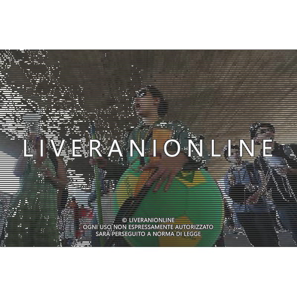 (130615) -- SAO PAULO, June 15, 2013 () -- Demonstrators protest against millionaire public spending for the FIFA Confederations Cup Brazil 2013 and the World Cup Brazil 2014, in Sao Paulo, Brazil, on June 14, 2013. The FIFA Confederations Cup Brazil 2013 will be held from June 15 to June 30. (/Rahel Patrasso) (itm) (sp) ©photoshot/AGENZIA ALDO LIVERANI SAS - ITALY ONLY - Manifestazioni e preparativi per l\'apertura della Confederations Cup di calcio Brasile 2013 in Brasile 14 giugno 2013. La FIFA Confederations Cup si terra\' dal 15 al 30 giugno 