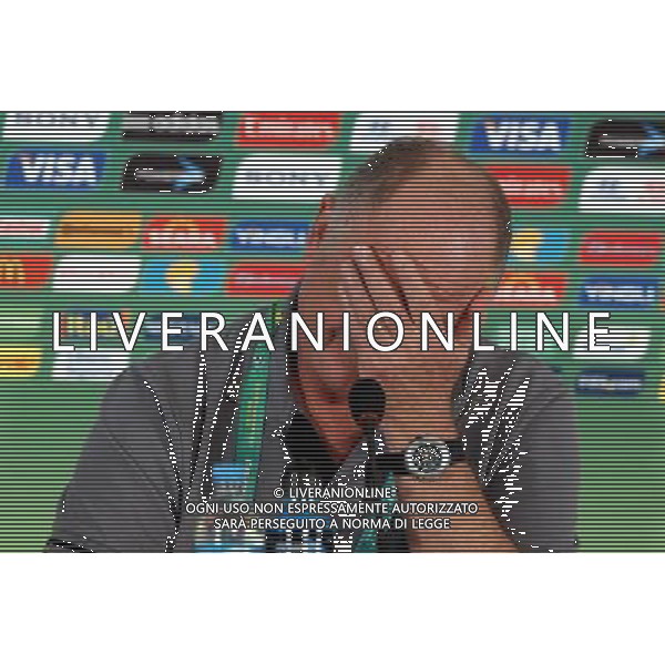 (130615) -- BRASILIA, June 15, 2013 () -- Brazil\'s head coach Luiz Felipe Scolari participates in a press conference at Brasilia\'s Mane Garrincha National Stadium, in Brasilia, Brazil, on June 14, 2013. The FIFA Confederations Cup Brazil 2013 will be held from June 15 to June 30. (/StraffonImages) (itm) (sp) ©photoshot/AGENZIA ALDO LIVERANI SAS - ITALY ONLY - Manifestazioni e preparativi per l\'apertura della Confederations Cup di calcio Brasile 2013 in Brasile 14 giugno 2013. La FIFA Confederations Cup si terra\' dal 15 al 30 giugno 