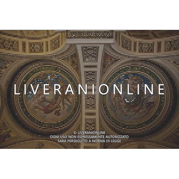 Colourful Ceiling, The Victoria And Albert Museum, London, England AG ALDO LIVERANI SAS ONLY ITALY