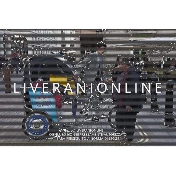 Pedicab and Driver, Covent Garden, London, England AG ALDO LIVERANI SAS ONLY ITALY
