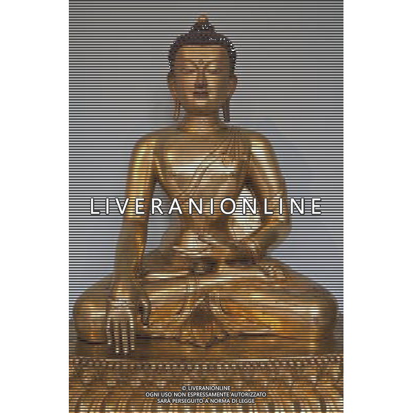 Seated Buddha Statue, The Victoria And Albert Museum, London, England AG ALDO LIVERANI SAS ONLY ITALY