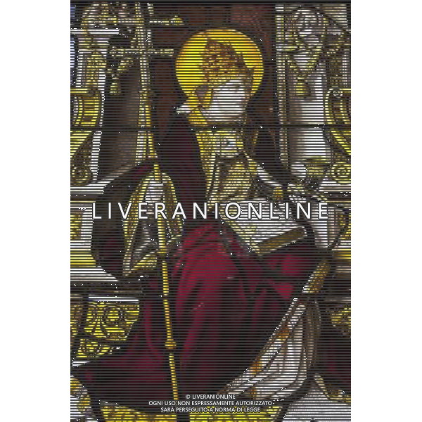 Stained Glass Window Exhibit, The Victoria And Albert Museum, London, England AG ALDO LIVERANI SAS ONLY ITALY