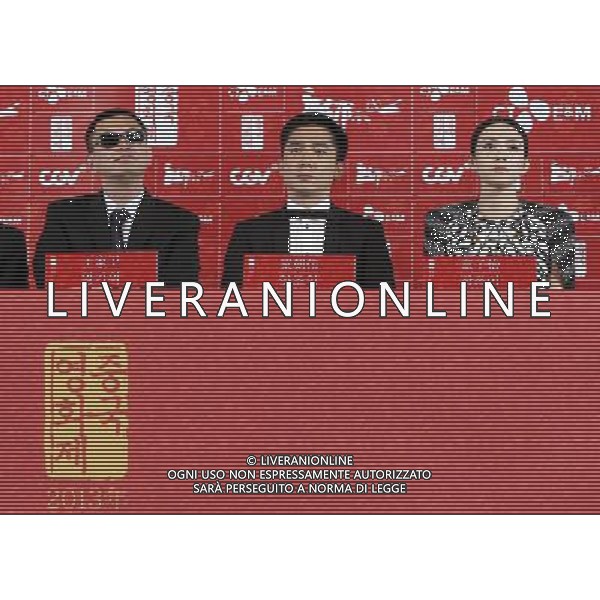 (130616) -- SEOUL, June 16, 2013 () -- Director Wong Kar-wai (L) , Actor Tony Leung (C) and actress Zhang Ziyi attend the press conference for 2013 Chinese Film Festival in Seoul, South Korea, June 16, 2013. The 5th Chinese Film Festival opened in Seoul on Sunday for a 5-day celebration of Chinese film to boost bilateral movie and culture cooperation. Their movie \'The Grandmaster\' has been selected as the opening film of 2013 Chinese Film Festival. (/Park Jin-hee)(zhf) ©Photoshot/AGENZIA ALDO LIVERANI SAS-ITALY ONLY - EDITORIAL USE ONLY