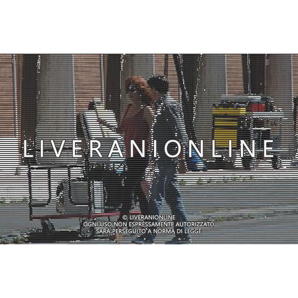 Livorno Nancy Brilli sul set del film Sapore di te /AGENZIA ALDO LIVERANI SAS