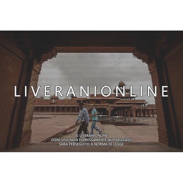 (130618) -- AGRA, June 18, 2013 () -- People visit the Fatehpur Sikri in Agra, Uttar Predesh, India, June 15, 2013. Fatehpur Sikri, meaning the City of Victory, was built during the second half of the 16th century by the Mughal Emperor Akbar. Due to the shortage of water, it served as the capital of the Mughal Empire for only some 10 years. The well-preserved complex of monuments and temples, all in a uniform architectural style, showed the combination of Hindu and Islamic cultures during the Mughal times, including one of the largest mosques in India, the Jama Masjid. The Fatehpur Sikri was enlisted as the World Heritage by the United Nations Educational, Scientific and Cultural Organization in 1986. (/Zheng Huansong)(srb) ©Photoshot/AGENZIA ALDO LIVERANI SAS-ITALY ONLY - EDITORIAL USE ONLY