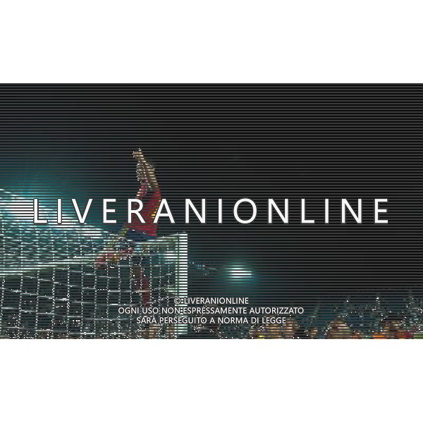 (130619) -- JERUSALEM, June 19, 2013 () -- Alvaro Vazquez of Spain celebrates victory after the UEFA European Under-21 Championship final against Italy at Jerusalem\'s Teddy Stadium on June 18, 2013. Spain beated Italy 4-2 to retain their UEFA European U21 Championship title in Jerusalem on Tuesday. (/Yin Dongxun) ©Photoshot/AGENZIA ALDO LIVERANI SAS-ITALY ONLY - EDITORIAL USE ONLY