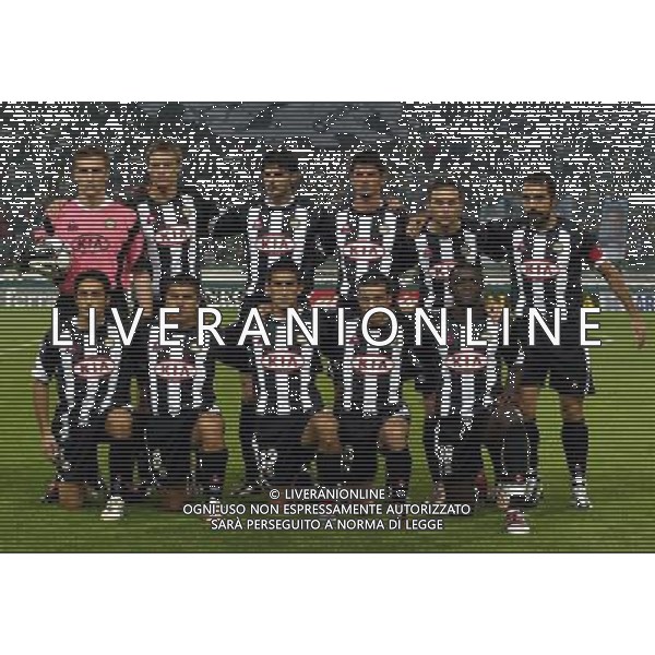 udine 30/09/2004 coppa uefa udinese- panionios nella foto formazione udinese 2004/05 ag. aldo liverani-venezia
