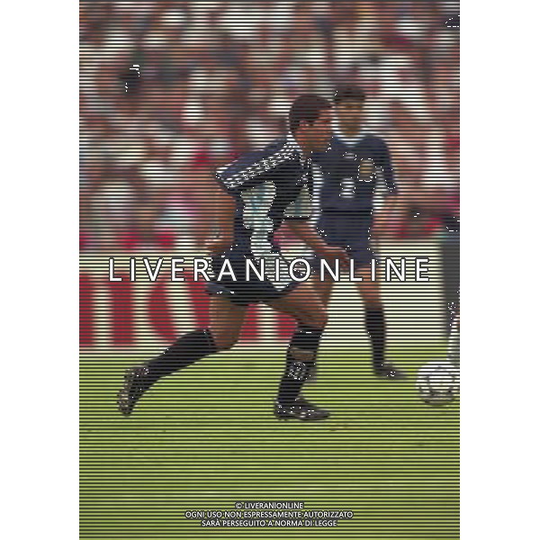 ARGENTINA CROAZIA MONDIALI DI CALCIO 1998 FRANCIA NELLA FOTO DIEGO PABLO SIMEONE AG ALDO LIVERANI S A S 26/06/1998