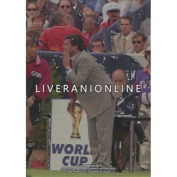 ARGENTINA CROAZIA MONDIALI DI CALCIO 1998 FRANCIA NELLA FOTO DANIEL PASSARELLA AG ALDO LIVERANI S A S 26/06/1998