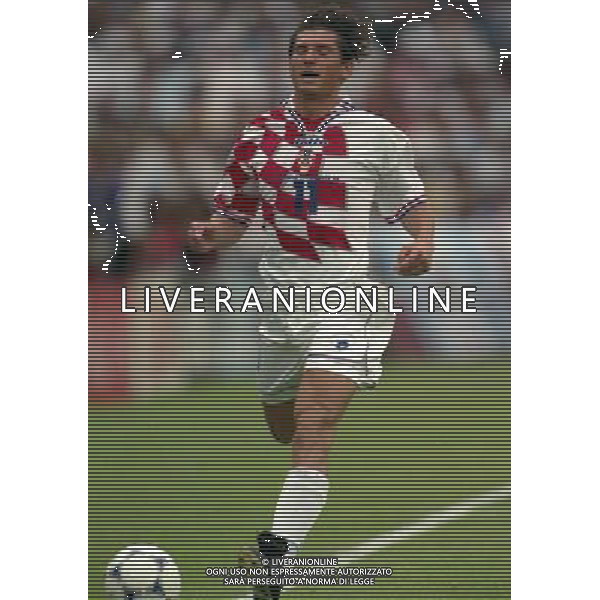 ARGENTINA CROAZIA MONDIALI DI CALCIO 1998 FRANCIA NELLA FOTO DAVOR SUKER AG ALDO LIVERANI S A S 26/06/1998