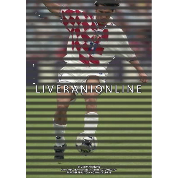 ARGENTINA CROAZIA MONDIALI DI CALCIO 1998 FRANCIA NELLA FOTO DAVOR SUKER AG ALDO LIVERANI S A S 26/06/1998