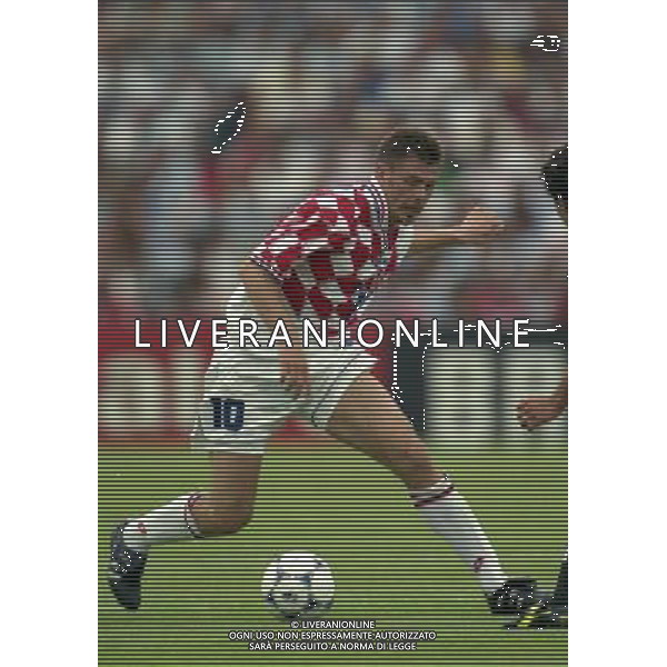 ARGENTINA CROAZIA MONDIALI DI CALCIO 1998 FRANCIA NELLA FOTO ZVONIMIR BOBAN AG ALDO LIVERANI S A S 26/06/1998