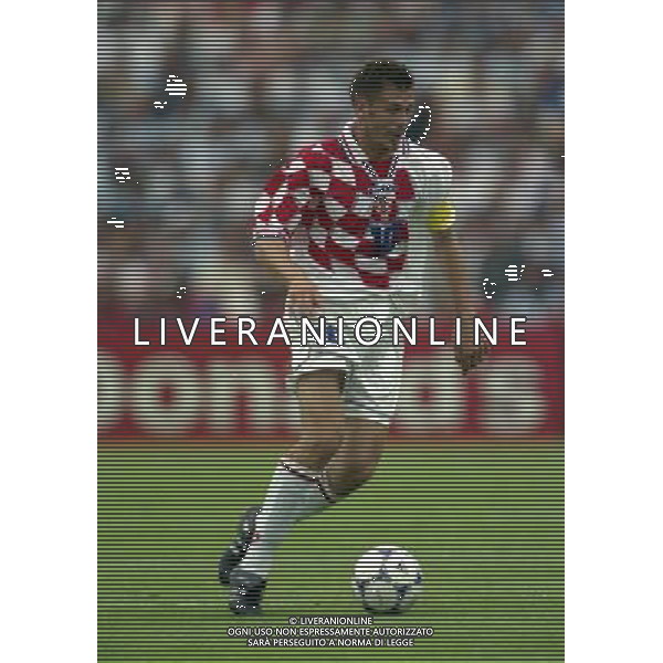 ARGENTINA CROAZIA MONDIALI DI CALCIO 1998 FRANCIA NELLA FOTO ZVONIMIR BOBAN AG ALDO LIVERANI S A S 26/06/1998