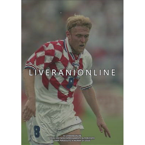 ARGENTINA CROAZIA MONDIALI DI CALCIO 1998 FRANCIA NELLA FOTO PROSINECKI ROBERT AG ALDO LIVERANI S A S 26/06/1998