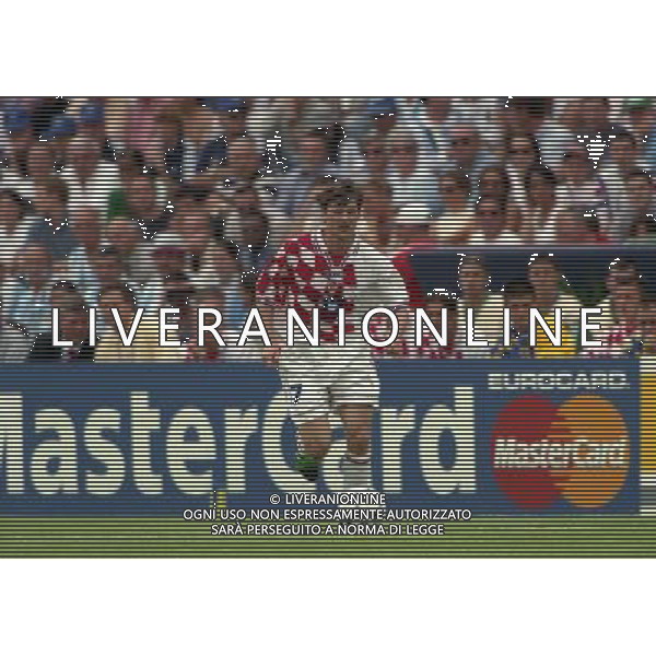 ARGENTINA CROAZIA MONDIALI DI CALCIO 1998 FRANCIA NELLA FOTO ROBERT JARNI AG ALDO LIVERANI S A S 26/06/1998