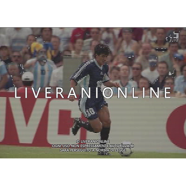 ARGENTINA CROAZIA MONDIALI DI CALCIO 1998 FRANCIA NELLA FOTO ARIEL ORTEGA AG ALDO LIVERANI S A S 26/06/1998