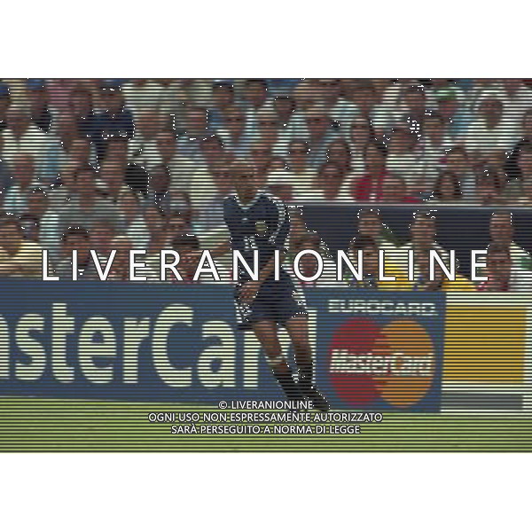 ARGENTINA CROAZIA MONDIALI DI CALCIO 1998 FRANCIA NELLA FOTO SEBASTIAN VERON AG ALDO LIVERANI S A S 26/06/1998