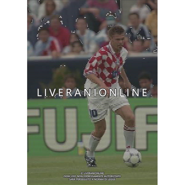 ARGENTINA CROAZIA MONDIALI DI CALCIO 1998 FRANCIA NELLA FOTO ZVONIMIR BOBAN AG ALDO LIVERANI S A S 26/06/1998