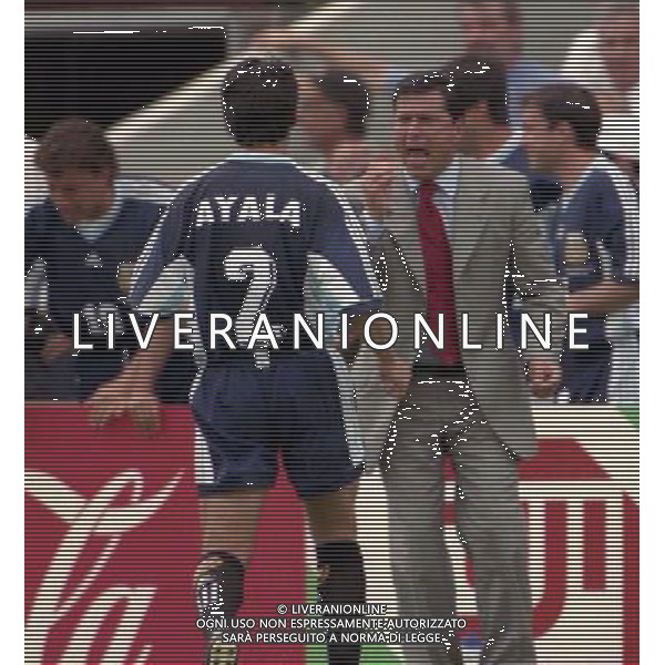 ARGENTINA CROAZIA MONDIALI DI CALCIO 1998 FRANCIA NELLA FOTO DANIEL PASSARELLA-ROBERT AYALA AG ALDO LIVERANI S A S 26/06/1998