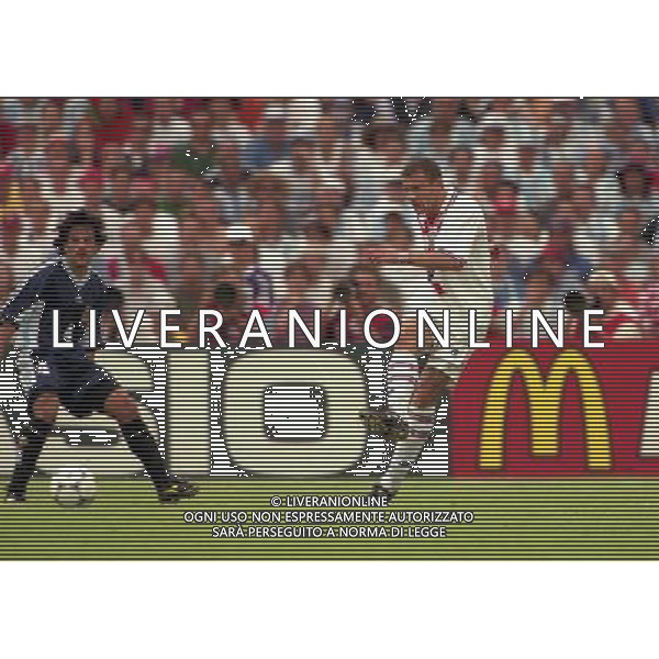 ARGENTINA CROAZIA MONDIALI DI CALCIO 1998 FRANCIA NELLA FOTO MARIO STANIC-HECTOR PINEDA AG ALDO LIVERANI S A S 26/06/1998