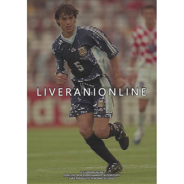 ARGENTINA CROAZIA MONDIALI DI CALCIO 1998 FRANCIA NELLA FOTO MATHIAS ALMEYDA AG ALDO LIVERANI S A S 26/06/1998