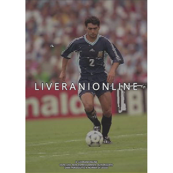 ARGENTINA CROAZIA MONDIALI DI CALCIO 1998 FRANCIA NELLA FOTO ROBERT AYALA AG ALDO LIVERANI S A S 26/06/1998
