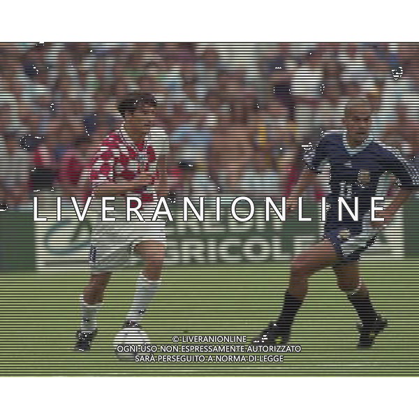 ARGENTINA CROAZIA MONDIALI DI CALCIO 1998 FRANCIA NELLA FOTO MARIC SILVIO AG ALDO LIVERANI S A S 26/06/1998