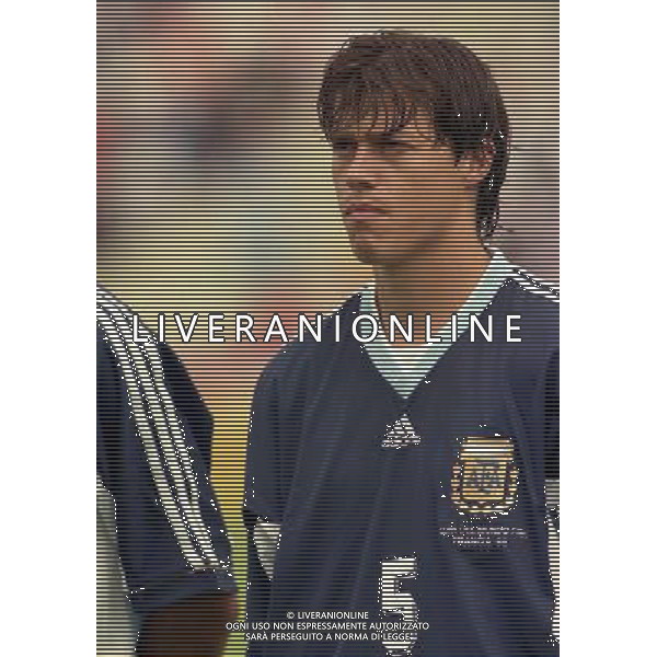 ARGENTINA CROAZIA MONDIALI DI CALCIO 1998 FRANCIA NELLA FOTO MATHIAS ALMEYDA AG ALDO LIVERANI S A S 26/06/1998