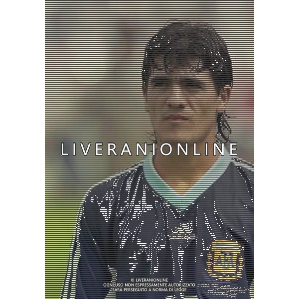 ARGENTINA CROAZIA MONDIALI DI CALCIO 1998 FRANCIA NELLA FOTO ARIEL ORTEGA AG ALDO LIVERANI S A S 26/06/1998