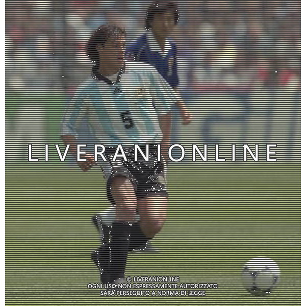 ARGENTINA GIAPPONE CAMPIONATI DEL MONDO FRANCIA 98-14/06/1998 NELLA FOTO MATIAS ALMEYDA AG ALDO LIVERANI S A S