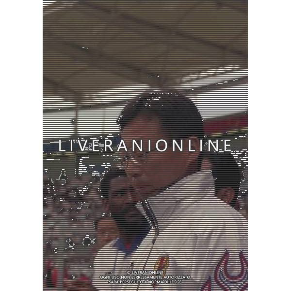 ARGENTINA GIAPPONE CAMPIONATI DEL MONDO FRANCIA 98-14/06/1998 NELLA FOTO TAKESHI OKADA ALLENATORE AG ALDO LIVERANI S A S