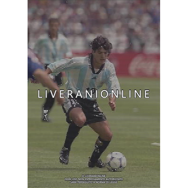 ARGENTINA GIAPPONE CAMPIONATI DEL MONDO FRANCIA 98-14/06/1998 NELLA FOTO ARIEL ORTEGA AG ALDO LIVERANI S A S