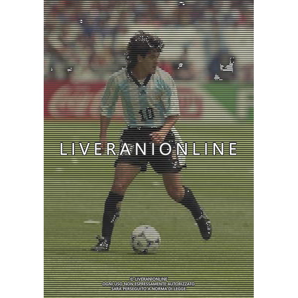 ARGENTINA GIAPPONE CAMPIONATI DEL MONDO FRANCIA 98-14/06/1998 NELLA FOTO ARIEL ORTEGA AG ALDO LIVERANI S A S