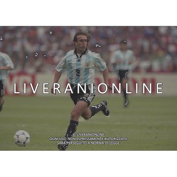 14 June 1998-14:30-Toulouse / Stade Municipal ARGENTINA-GIAPPONE CAMPIONATO DEL MONDO FRANCIA 98 NELLA FOTO Gabriel BATISTUTA AG ALDO LIVERANI S A S