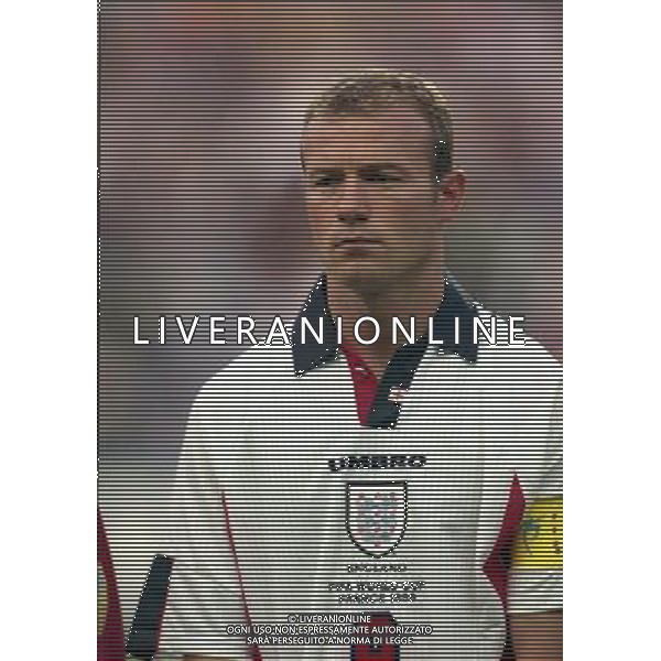 30/06/1998 ARGENTINA - INGHILTERRA CAMPIONATI DEL MONDO FRANCIA 98 NELLA FOTO ALAN SHEARER AG ALDO LIVERANI SAS