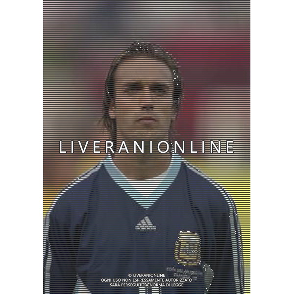30/06/1998 ARGENTINA - INGHILTERRA CAMPIONATI DEL MONDO FRANCIA 98 NELLA FOTO GABRIEL BATISTUTA AG ALDO LIVERANI SAS