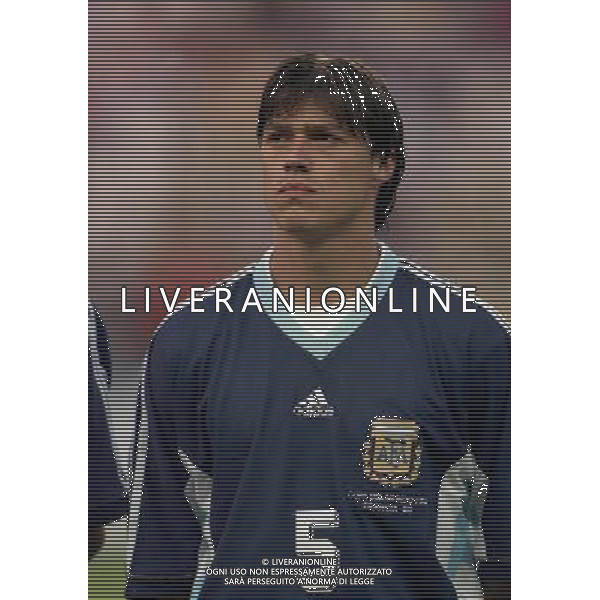 30/06/1998 ARGENTINA - INGHILTERRA CAMPIONATI DEL MONDO FRANCIA 98 NELLA FOTO MATIAS ALMEYDA AG ALDO LIVERANI SAS