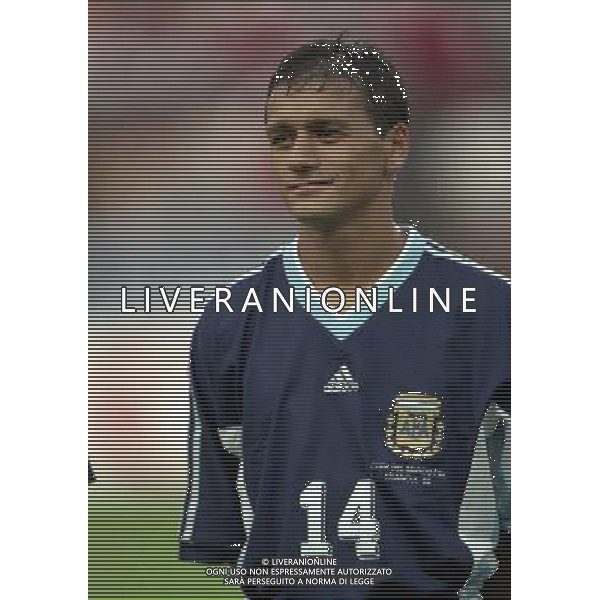 30/06/1998 ARGENTINA - INGHILTERRA CAMPIONATI DEL MONDO FRANCIA 98 NELLA FOTO NELSON VIVES AG ALDO LIVERANI SAS