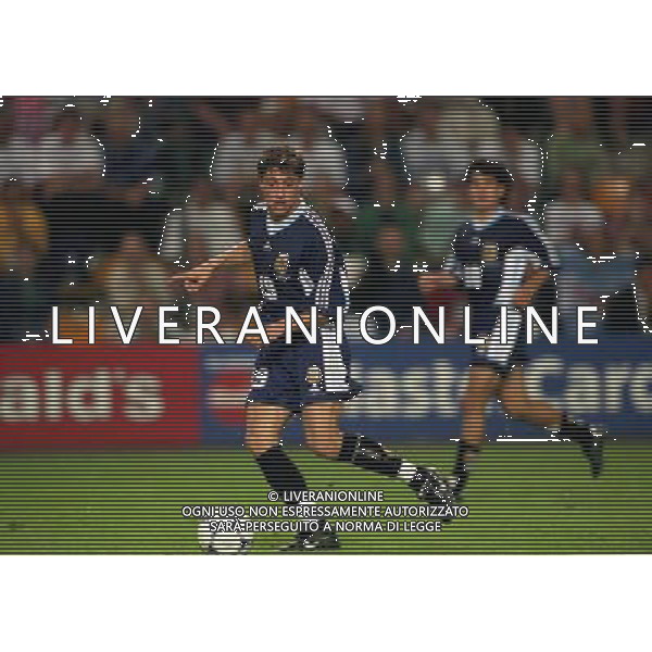 30/06/1998 ARGENTINA - INGHILTERRA CAMPIONATI DEL MONDO FRANCIA 98 NELLA FOTO HERNAN CRESPO AG ALDO LIVERANI SAS