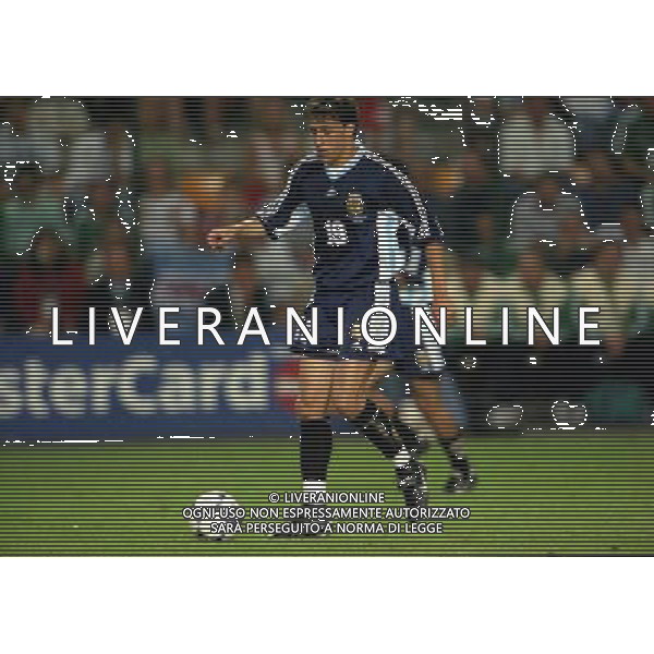 30/06/1998 ARGENTINA - INGHILTERRA CAMPIONATI DEL MONDO FRANCIA NELLA FOTO HERNAN CRESPO AG ALDO LIVERANI S A S