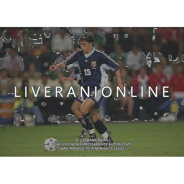 30/06/1998 ARGENTINA - INGHILTERRA CAMPIONATI DEL MONDO FRANCIA NELLA FOTO HERNAN CRESPO AG ALDO LIVERANI S A S