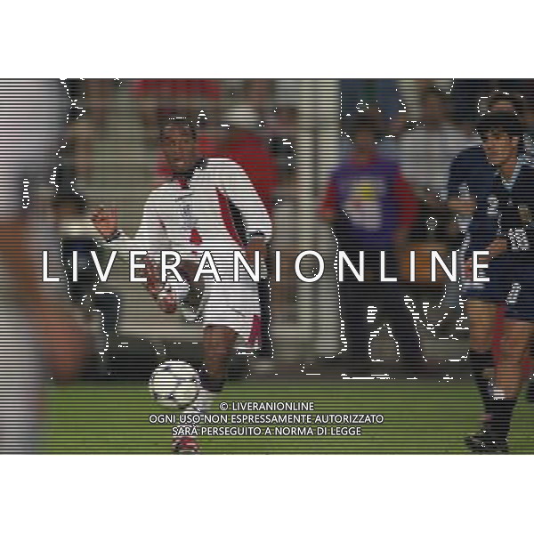 30/06/1998 ARGENTINA - INGHILTERRA CAMPIONATI DEL MONDO FRANCIA nella foto paul ince ag aldo liverani s a s