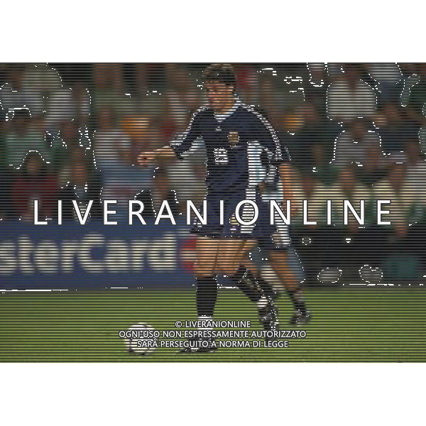 30/06/1998 ARGENTINA - INGHILTERRA CAMPIONATI DEL MONDO FRANCIA 98 NELLA FOTO HERNAN CRESPO AG ALDO LIVERANI SAS