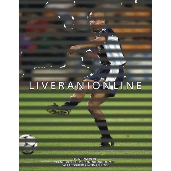 30/06/1998 ARGENTINA - INGHILTERRA CAMPIONATI DEL MONDO FRANCIA 98 NELLA FOTO JUAN SEBASTIAN VERON AG ALDO LIVERANI SAS