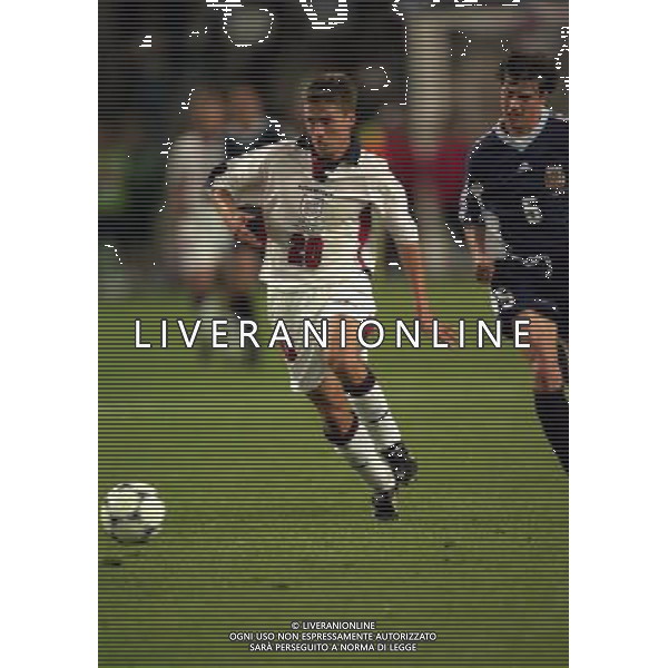 30 June 1998-St. Etienne / Geoffroy-Guichard- CAMPIONATO DEL MONDO FRANCIA 98 NELLA FOTO Michael OWEN AG ALDO LIVERANI SAS